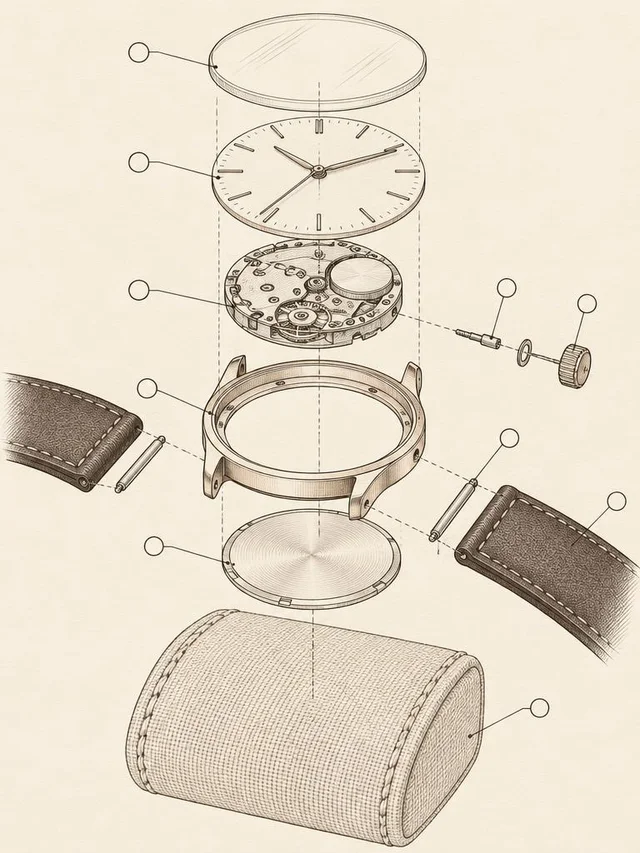 GPT Image 2.5 Sunburst: Keep the same unbranded wristwatch and linen from the reference, but re-render it as a tec